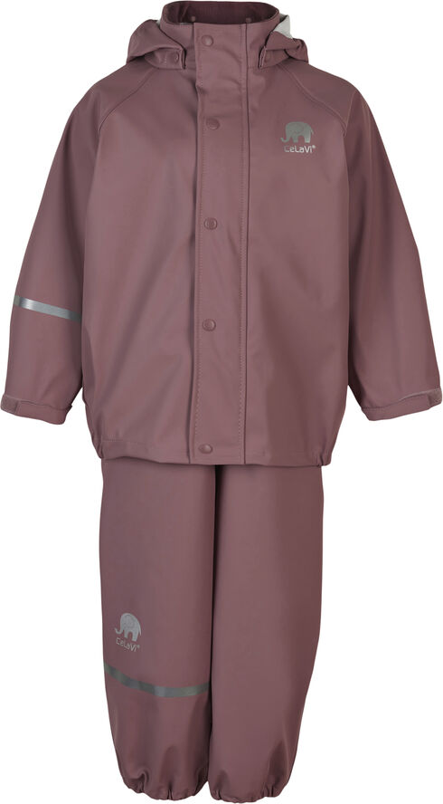 Basic rainwear set -solid PU