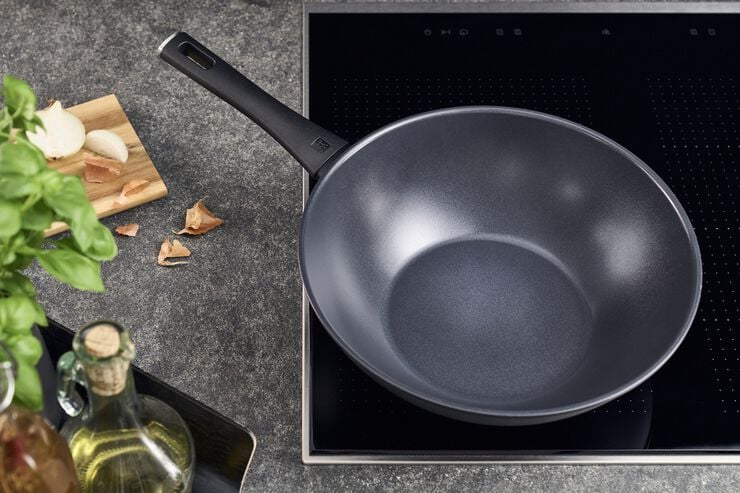 Madura Plus Ceramic Wok, 30 cm, Aluminium, Titanium forstærk