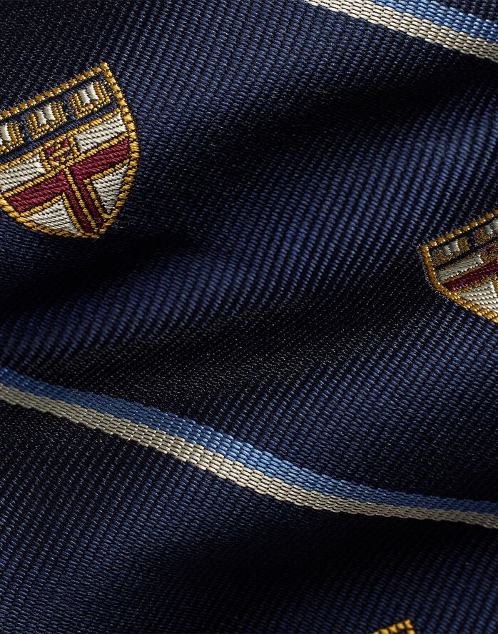 Striped Silk Repp Club Tie