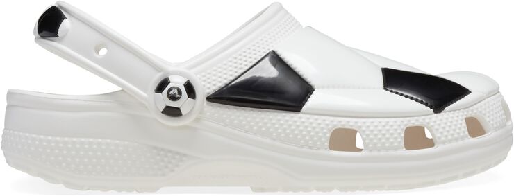 Classic Soccer Ball Clog T Whi/Blk