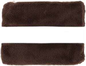 Laptopsleeve faux fur brown