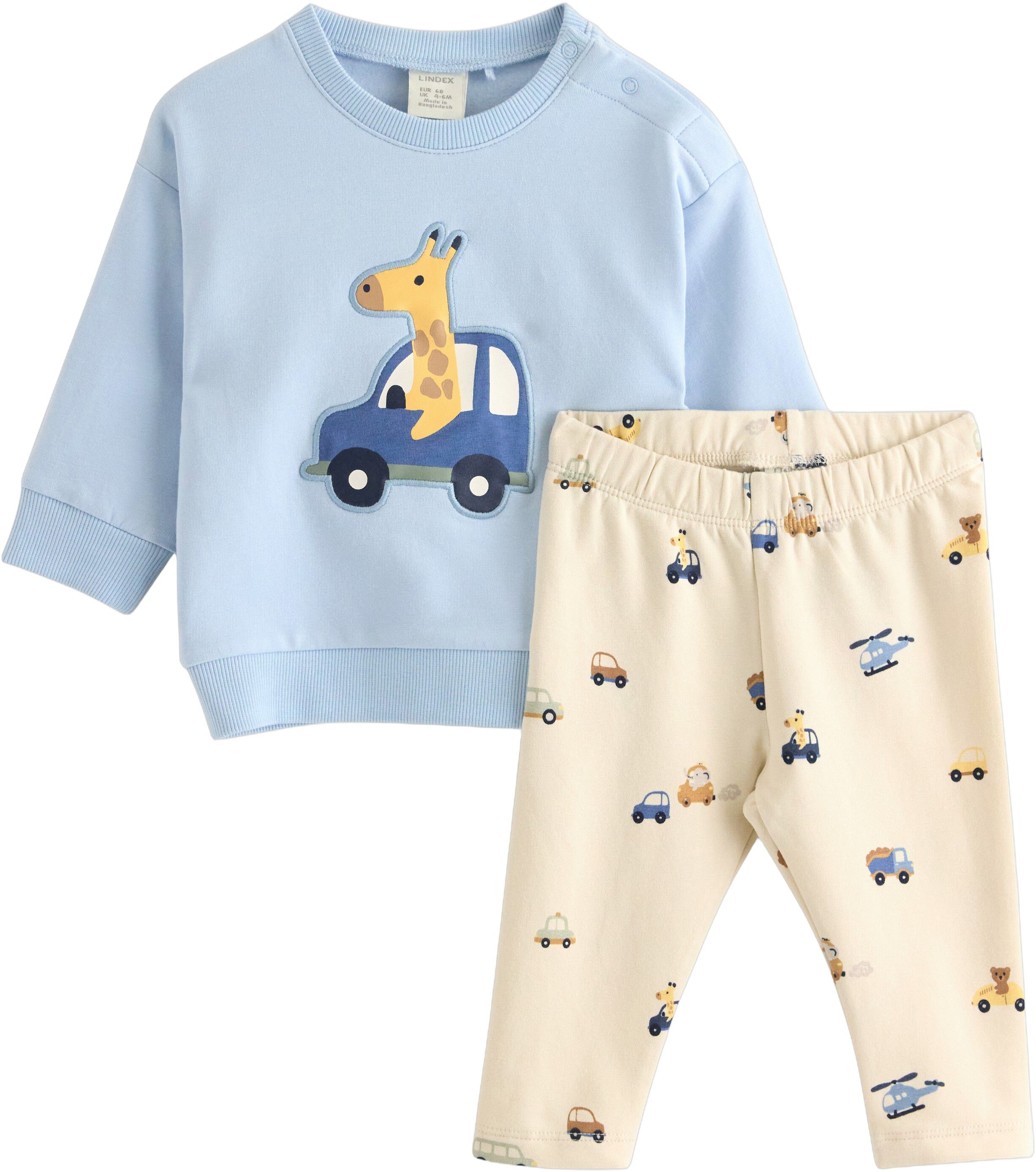 2-piece set in soft jersey with a s