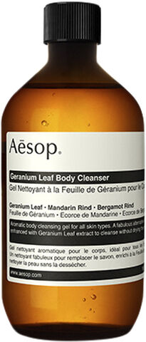 Geranium Leaf Body Cleanser 500mL Screw Cap