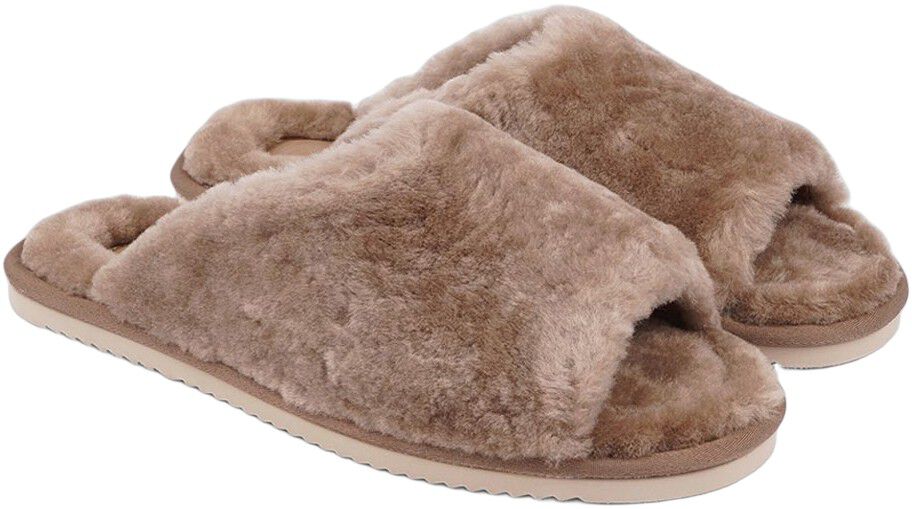 KVINA - OPEN SHEARLING SLIPPER