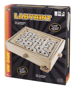 VINI LABYRINTSPIL 30x26cm