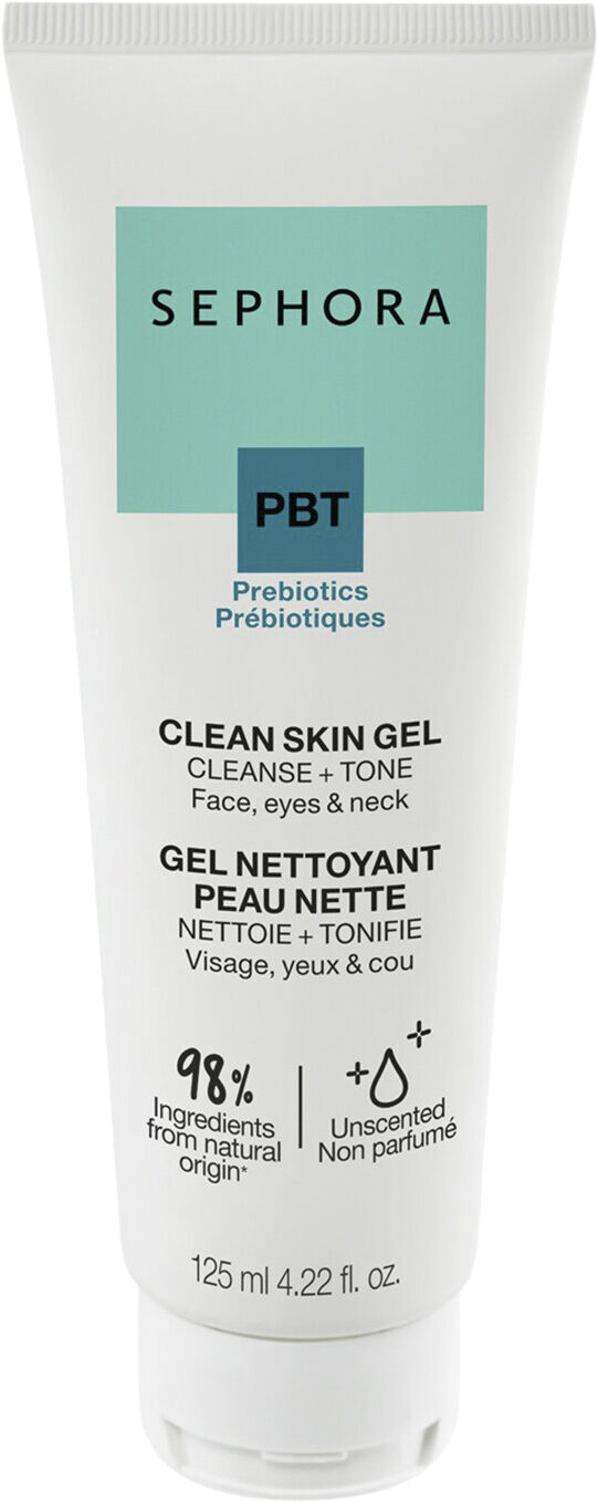 Clean skin gel - Uparfumeret ansigtsrens med pr&aelig;biotika