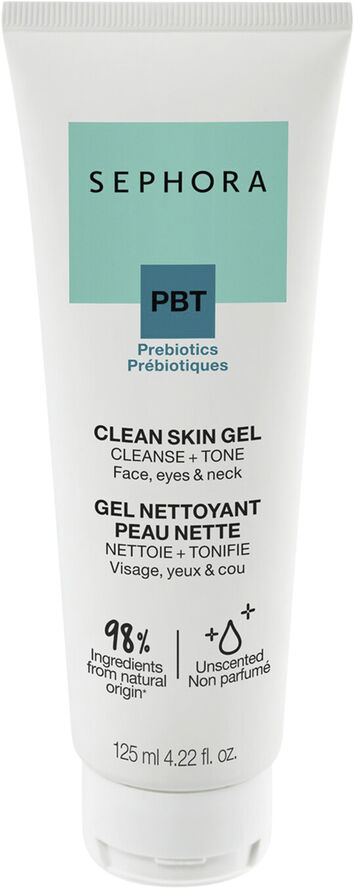 Clean skin gel - Uparfumeret ansigtsrens med præbiotika