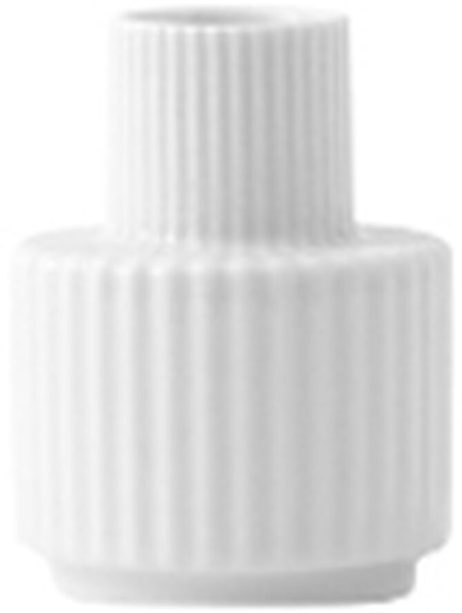 Lyngby Kronelysestage H7 hvid porcelæn