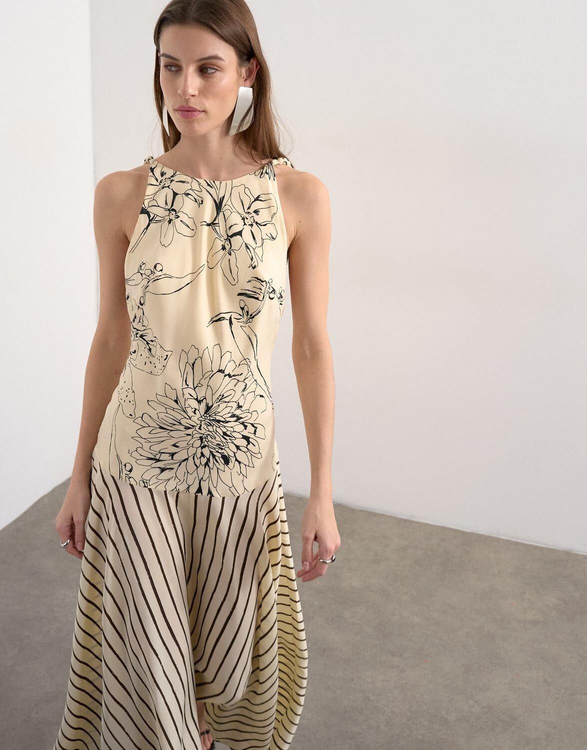 TSMILLE SL MAXI DRESS WVN