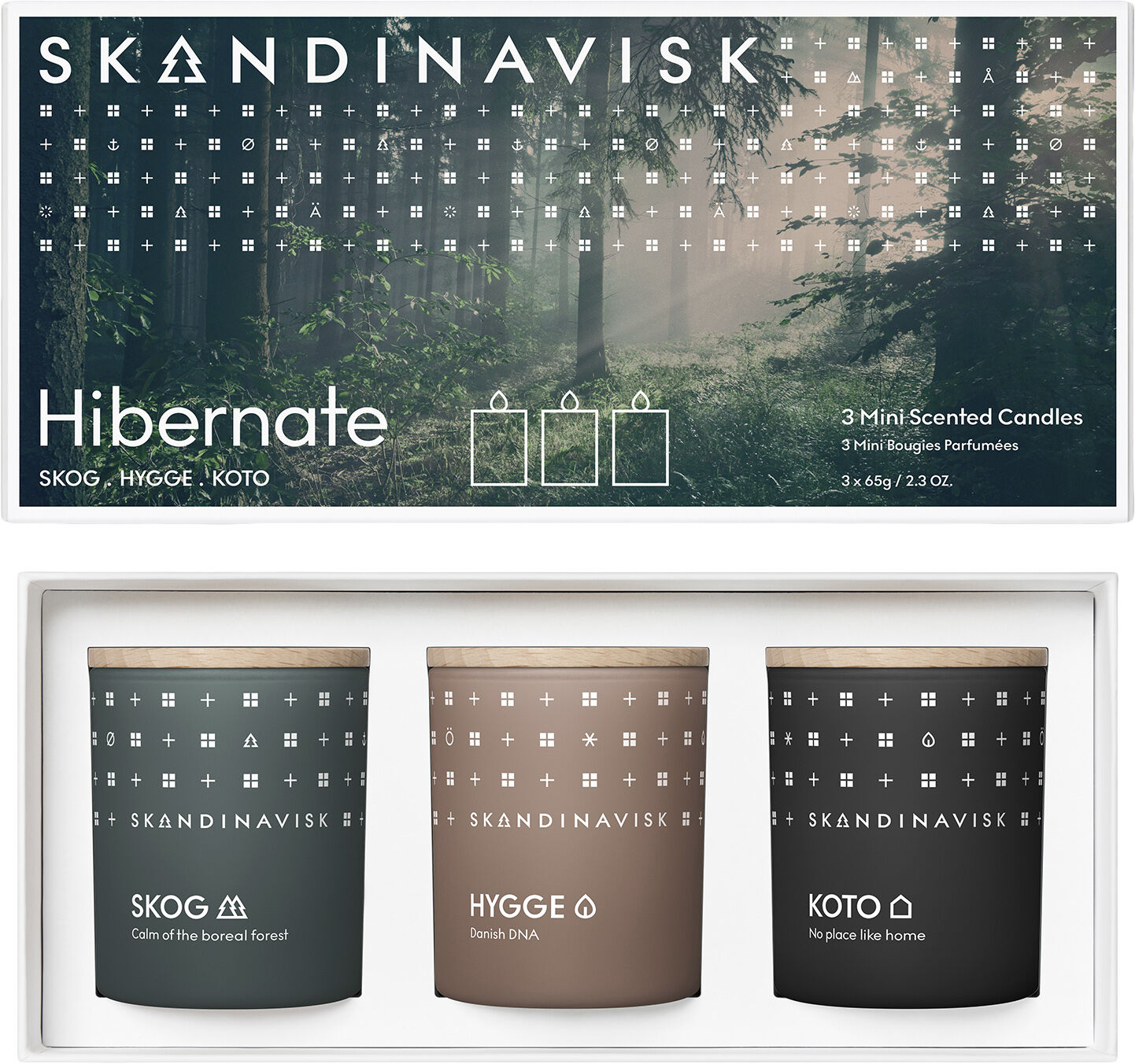 HIBERNATE GIFTSET 3 MINI CANDLES