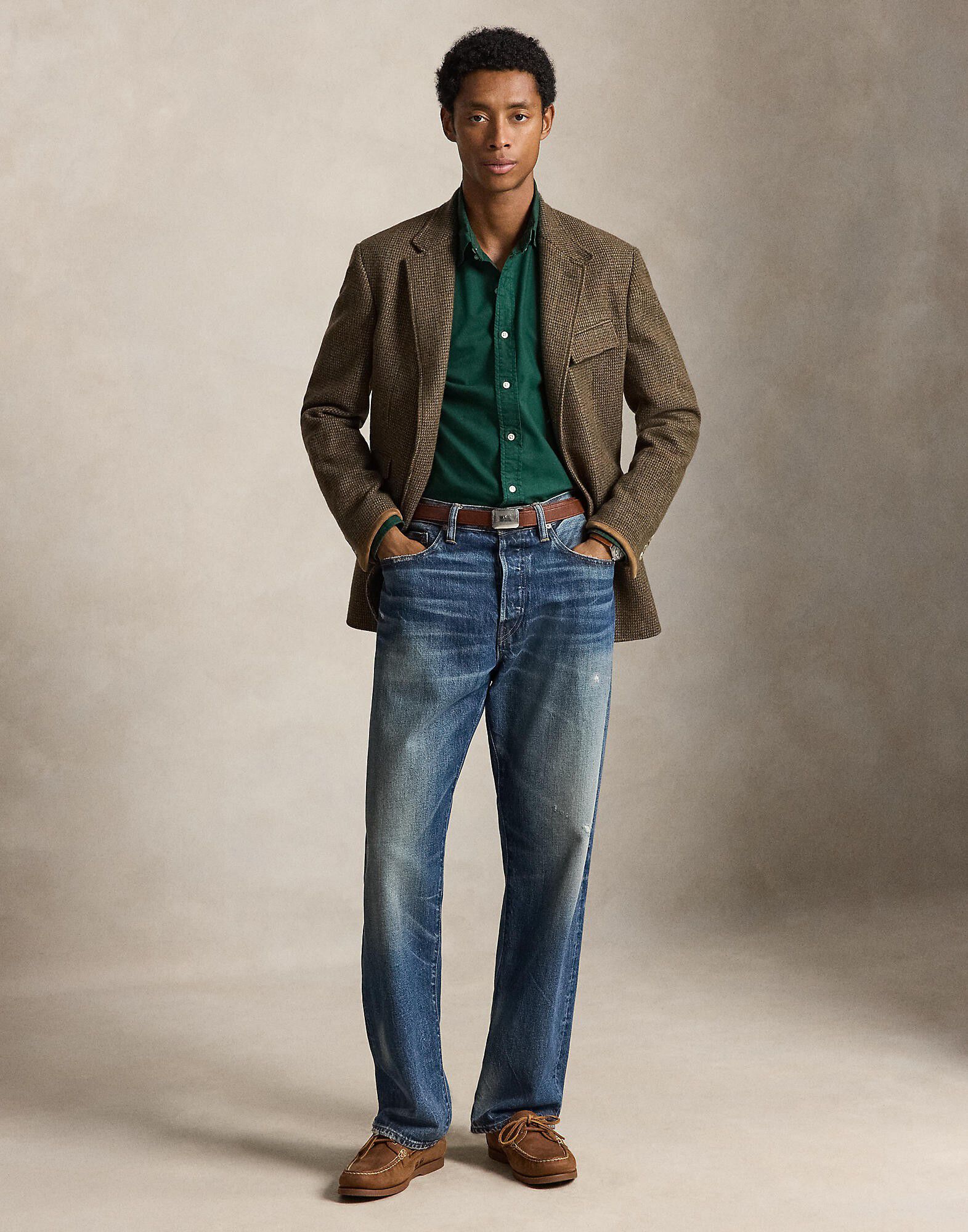 Custom Fit Garment-Dyed Oxford Shirt