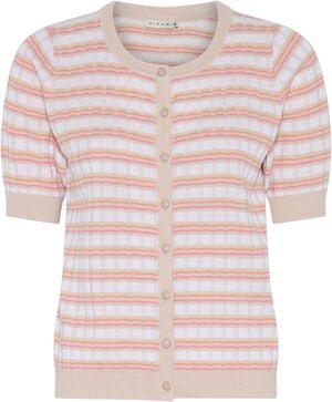 BB Cardigan_ BB Fancy StripeKn