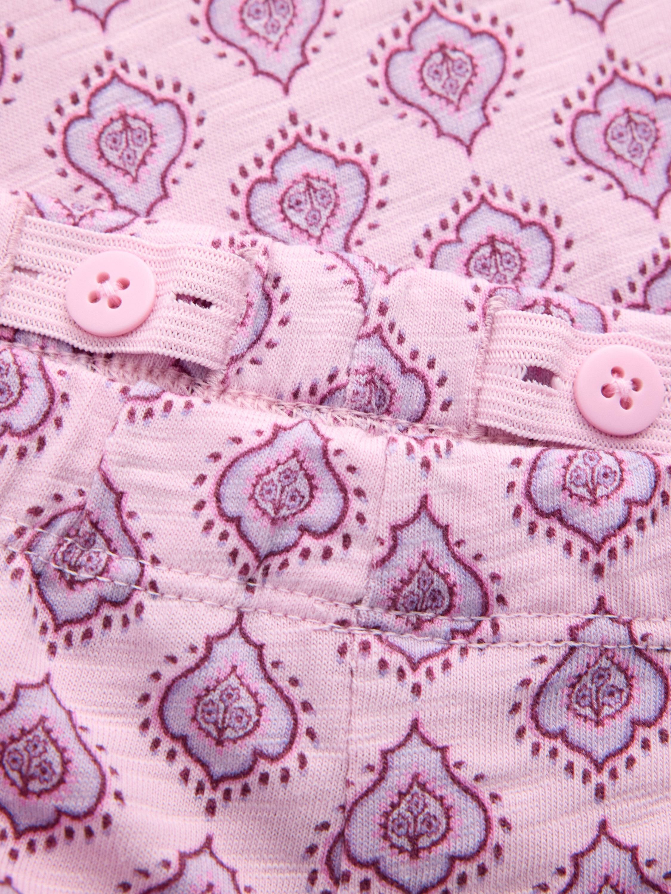 trousers flare frill medallion