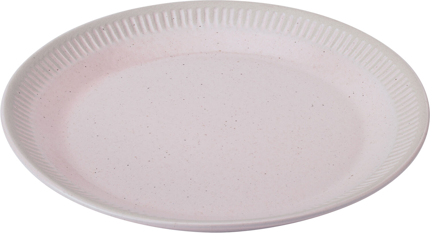 Knabstrup Colorit, tallerken, rosa, &Oslash;19 cm