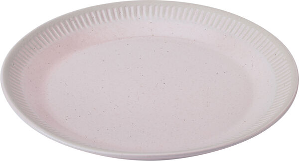 Knabstrup Colorit, tallerken, rosa, Ø19 cm
