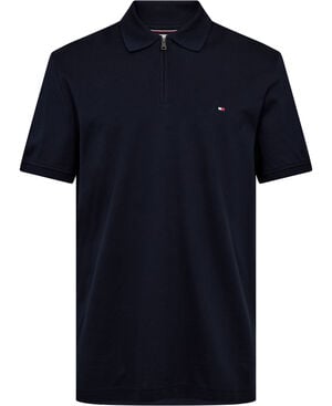 MERC PIQUE ZIP REG POLO