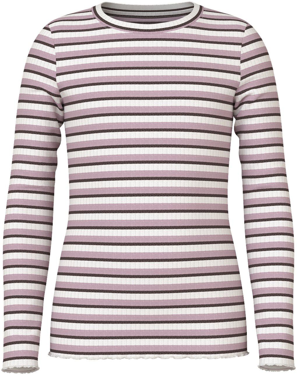 NKFVEMMA GLITTER LS SLIM TOP