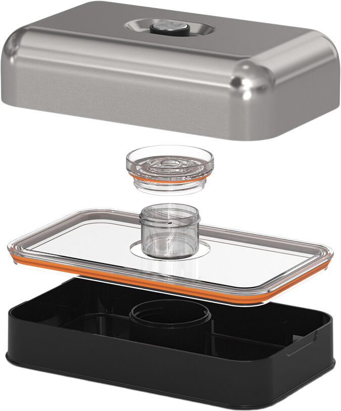 Lunchbox - Brushed Steel