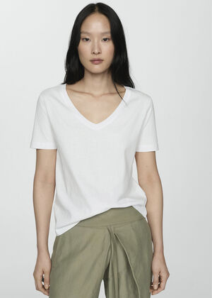 Short-sleeved cotton t-shirt