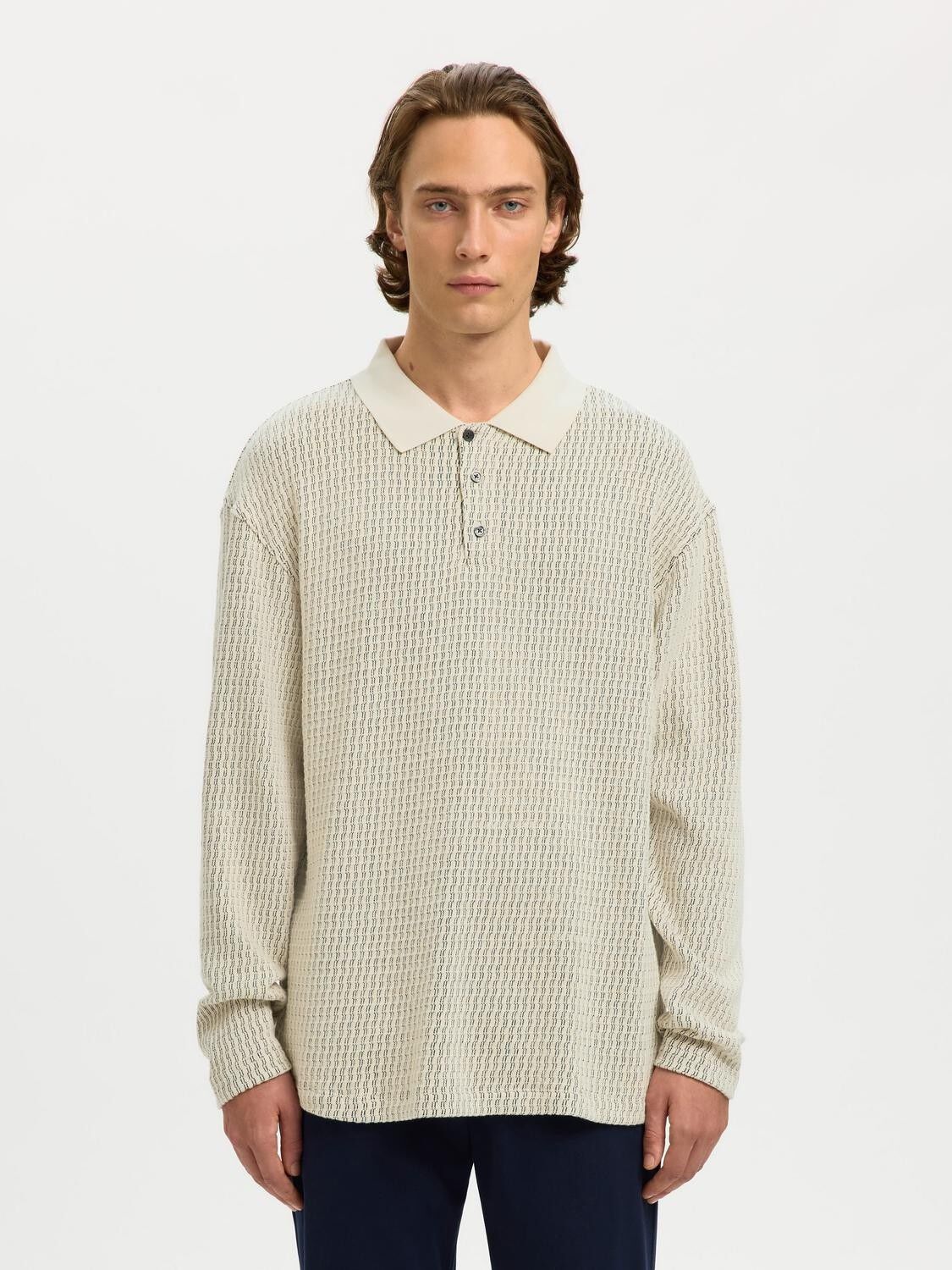 SLHRELAXGABRIEL LS SWEAT POLO