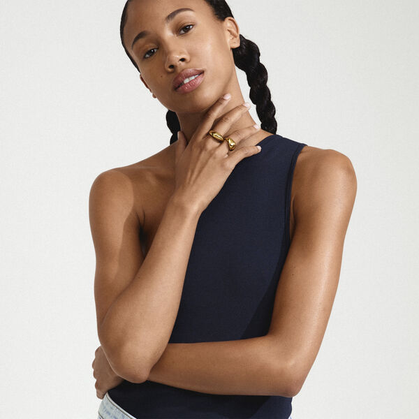 DUNE rings, 2-in-1 set, gold-plated