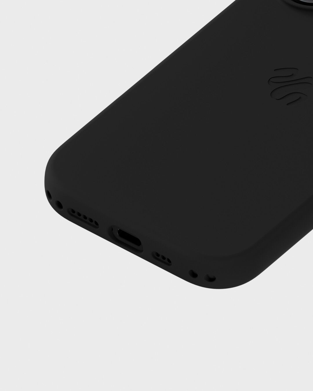 Silicone Case MagSafe Compatible iPhone 17 Black