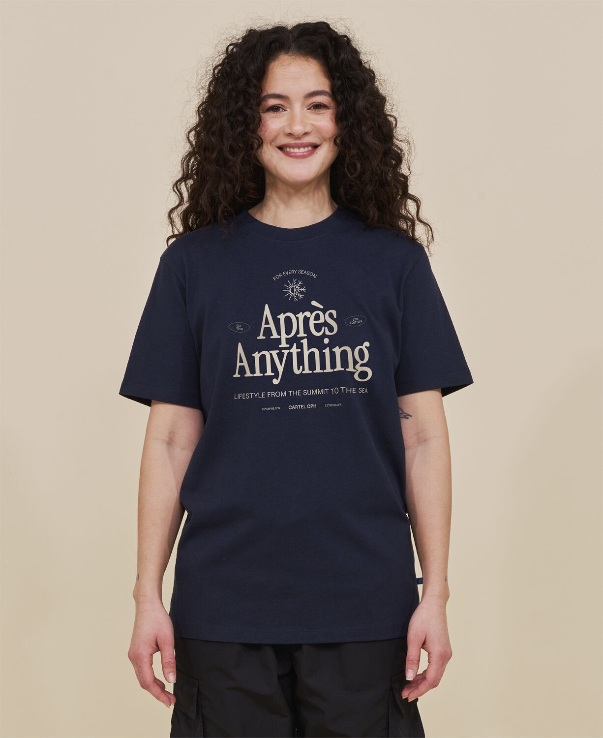 Apr&eacute;s Anything Statement Tee - Ocean