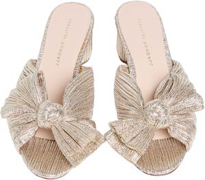 EMILIA PLEATED KNOT MULE