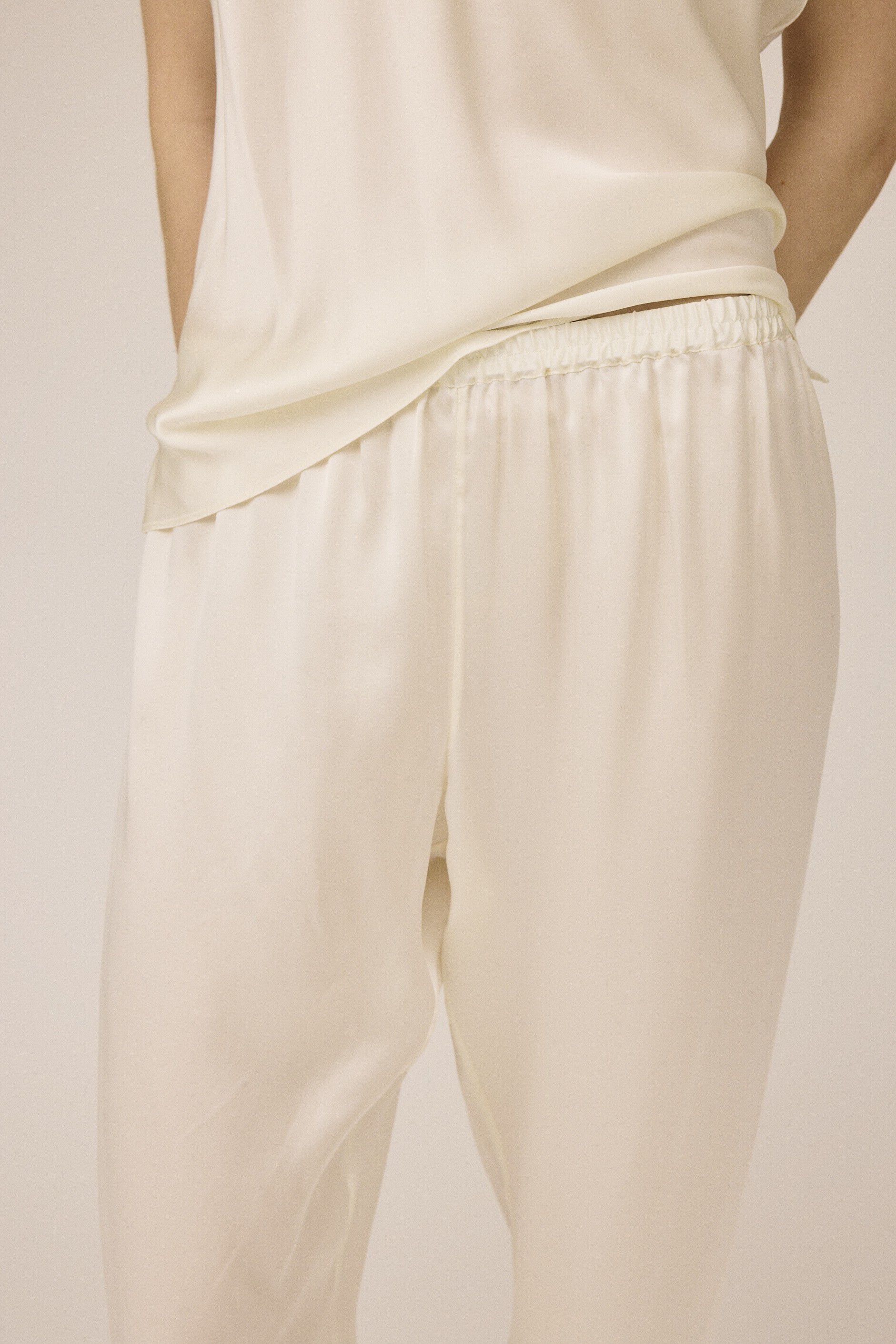 Moon 2 G - Regular Pyjamas Trousers, 100% Silk