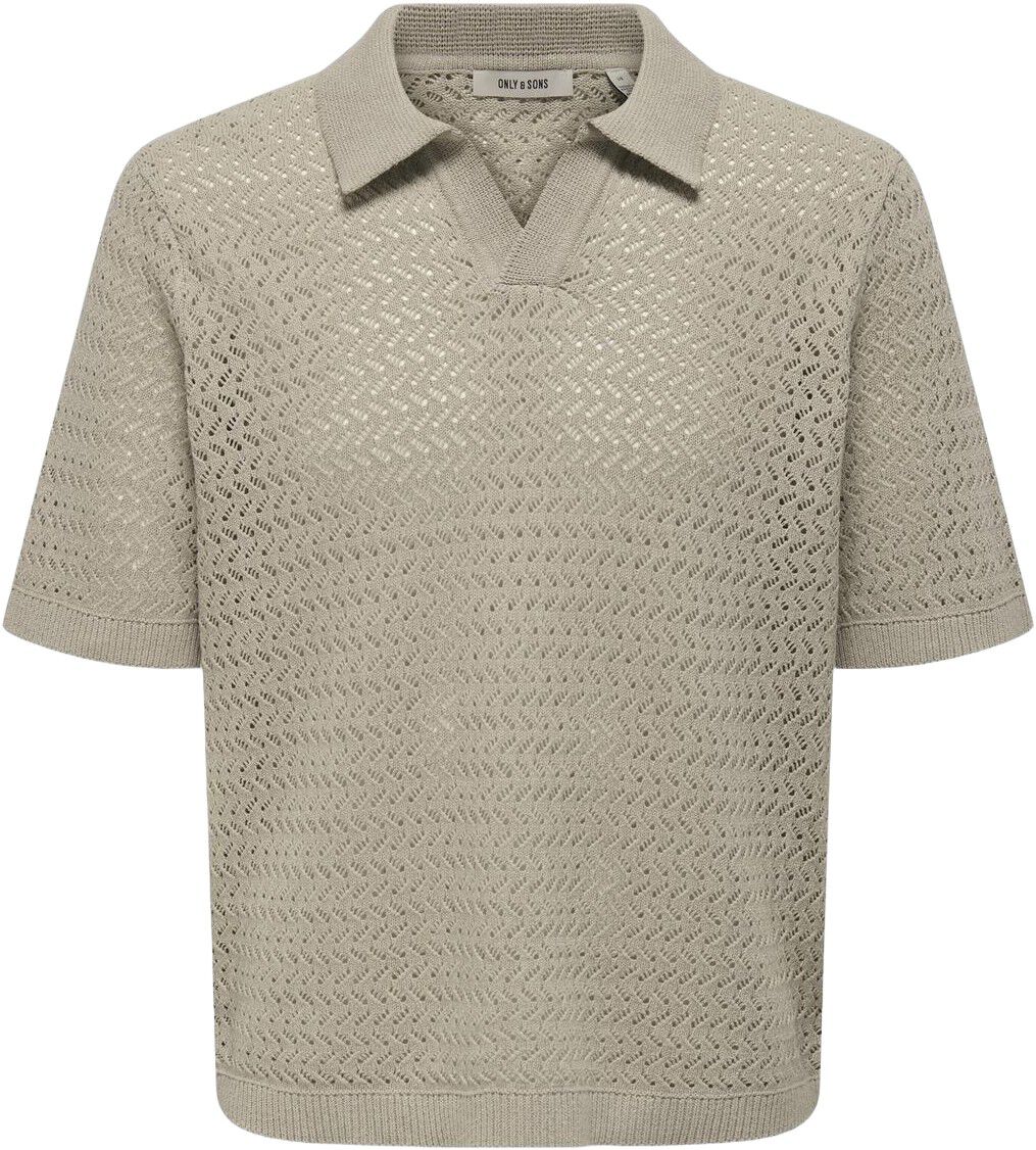 ONSNYLE LIFE REG 5 SS SPLIT POLO KN