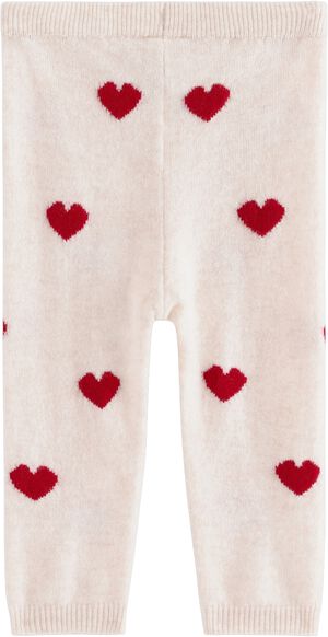 Leggings knitted heart