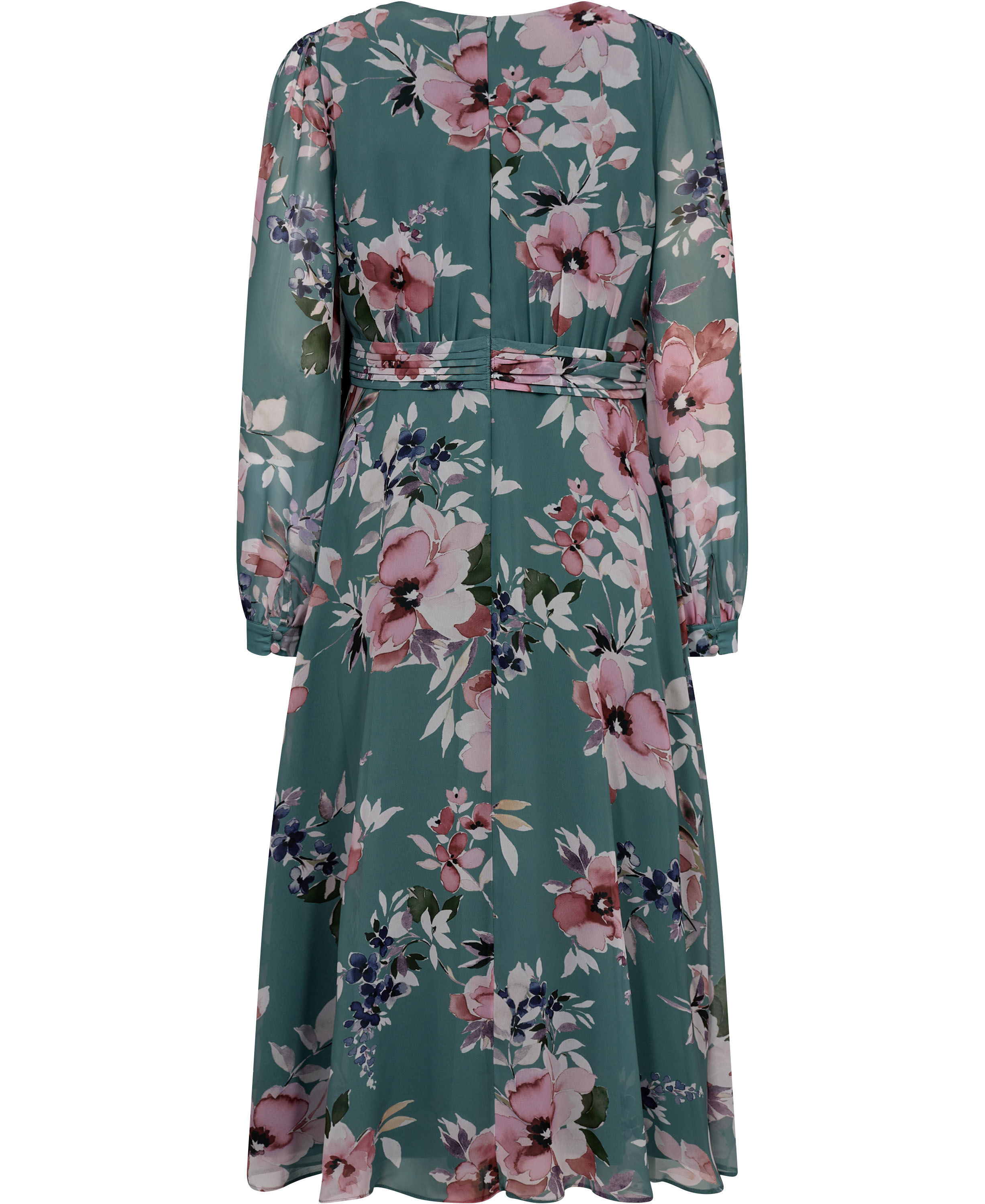 Cocktailkjole med blomsterprint