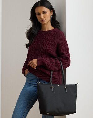 Nylon Large Keaton Tote Bag