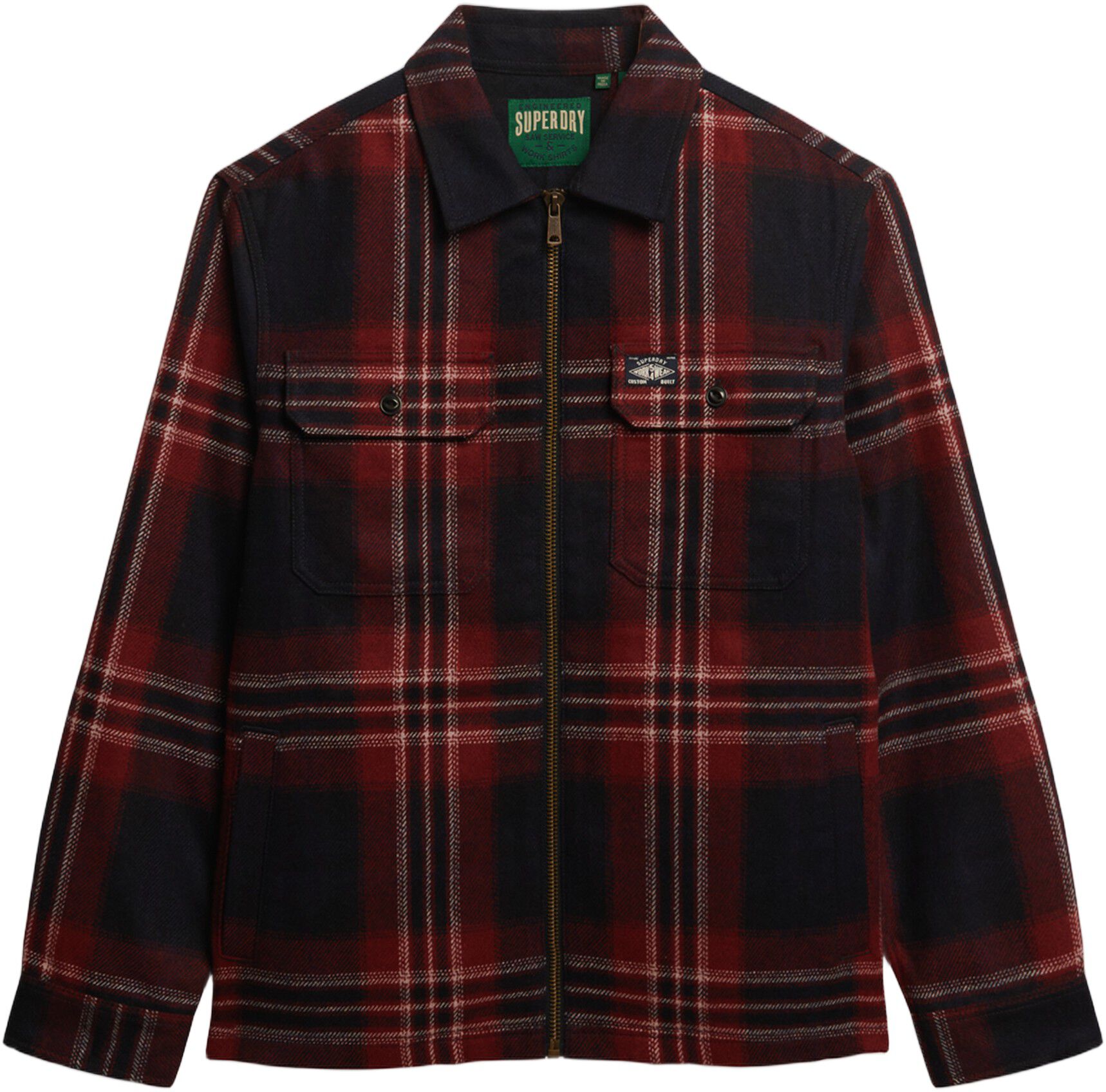 WOOL MILLER ZIP OVERSHIRT