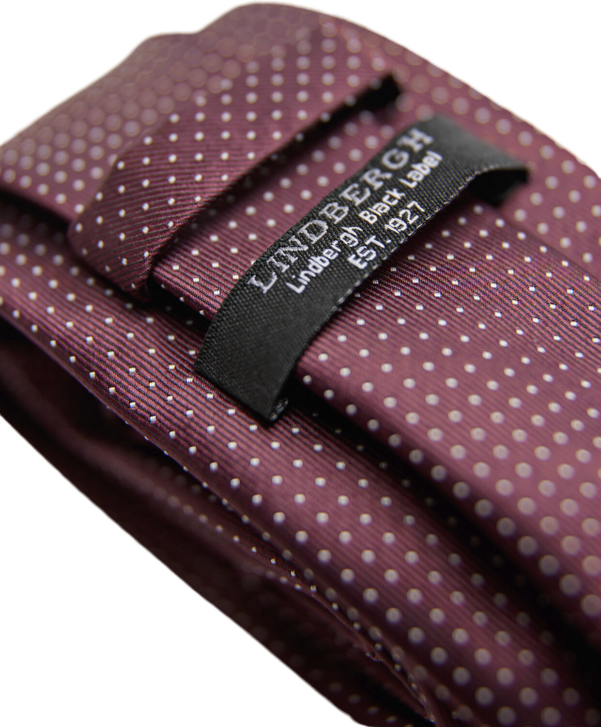 Polyester tie with dots 7 cm