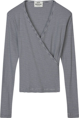 2x2 Cotton Stripe Susi LS Top