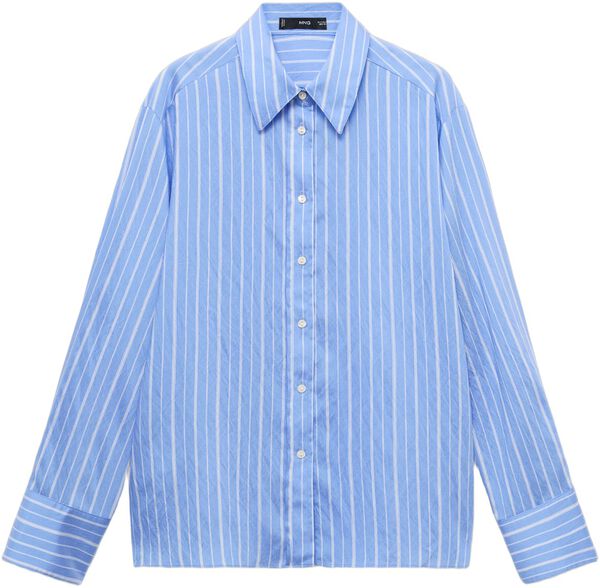 Striped straight shirt
