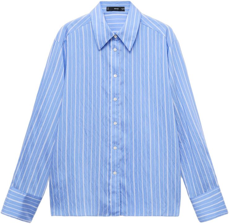 Striped straight shirt