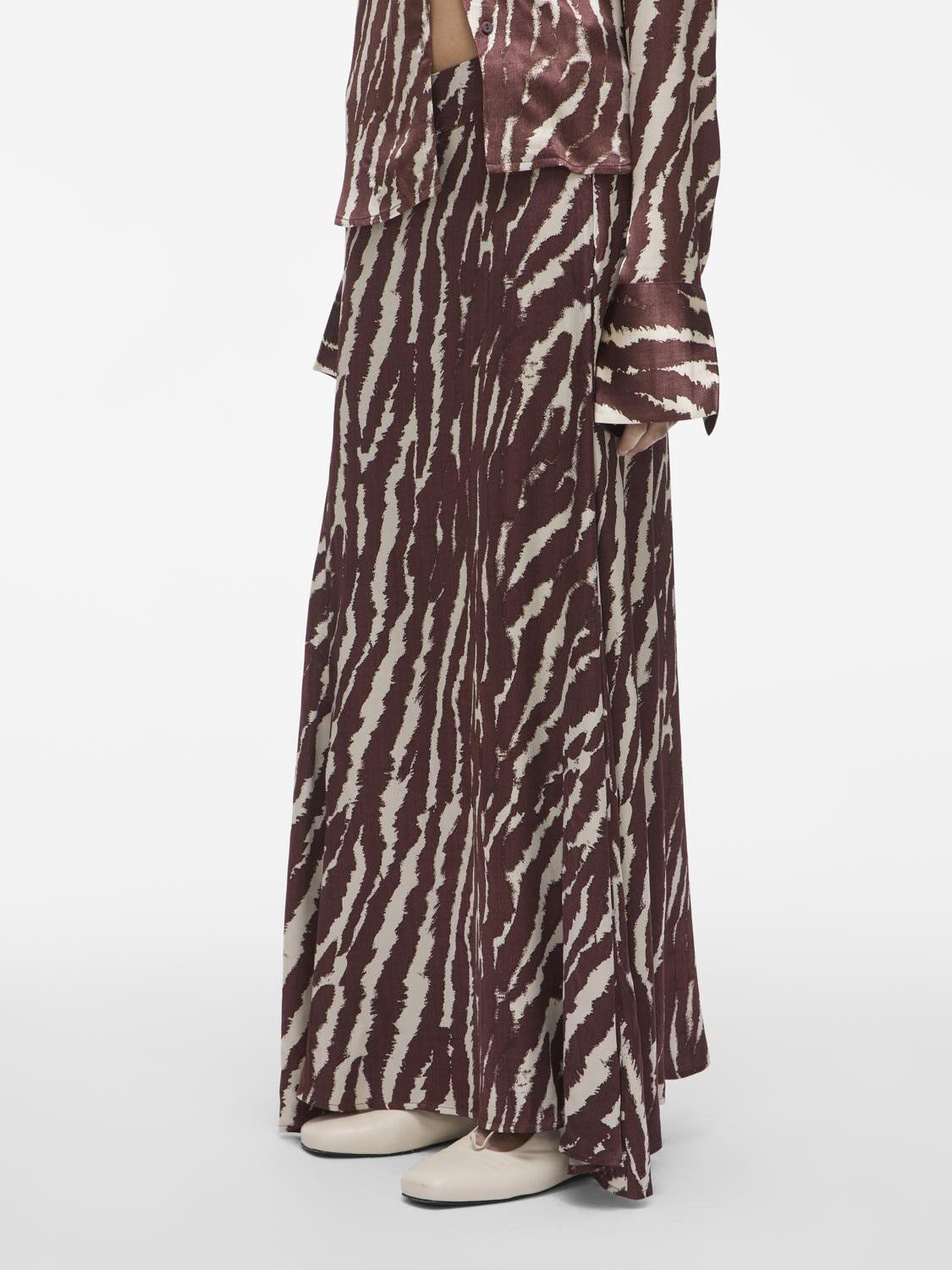 ROUSHIANA HW PRINTED MIDI SKIRT