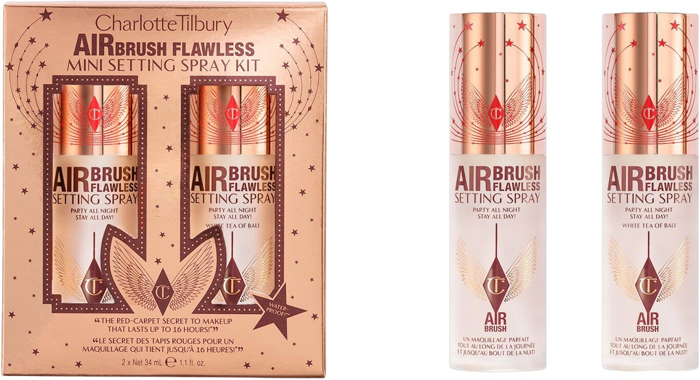 Airbrush Flawless Mini Setting Spray Kit - Gave&aelig;ske med fikseringsspra