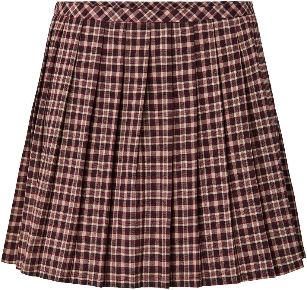 Pcalyssa Mw Cheked Pleated Skirt