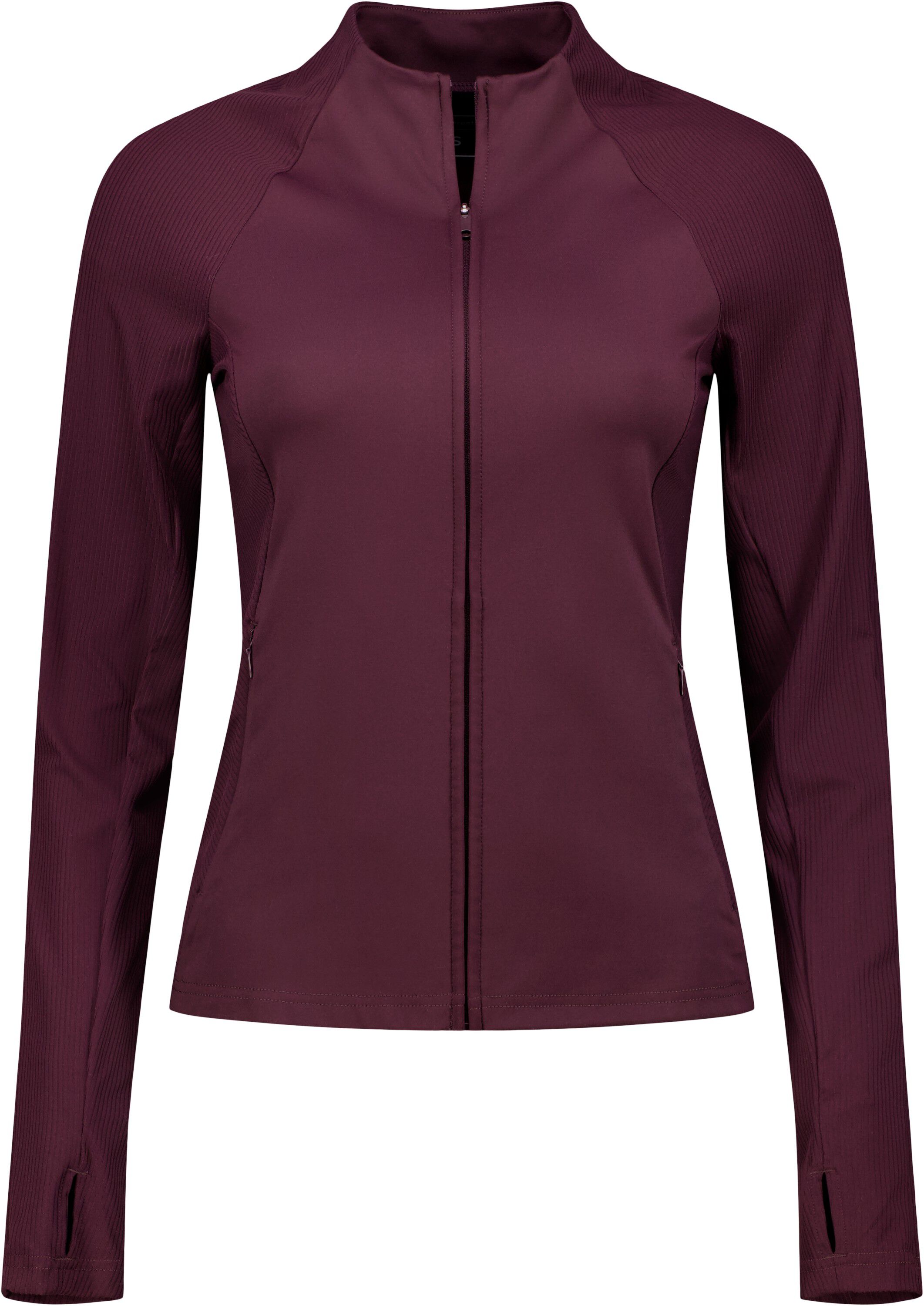 ENE ELLY W RIB ZIP JACKET