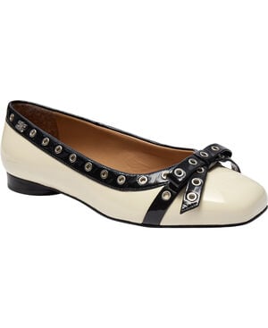 Eyelets Bow Ballerina Naplack