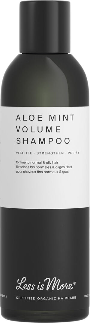 Organic Aloe Mint Volume Shampoo Travel Size 50 ml.