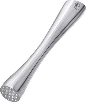 Støder mat stål L20cm