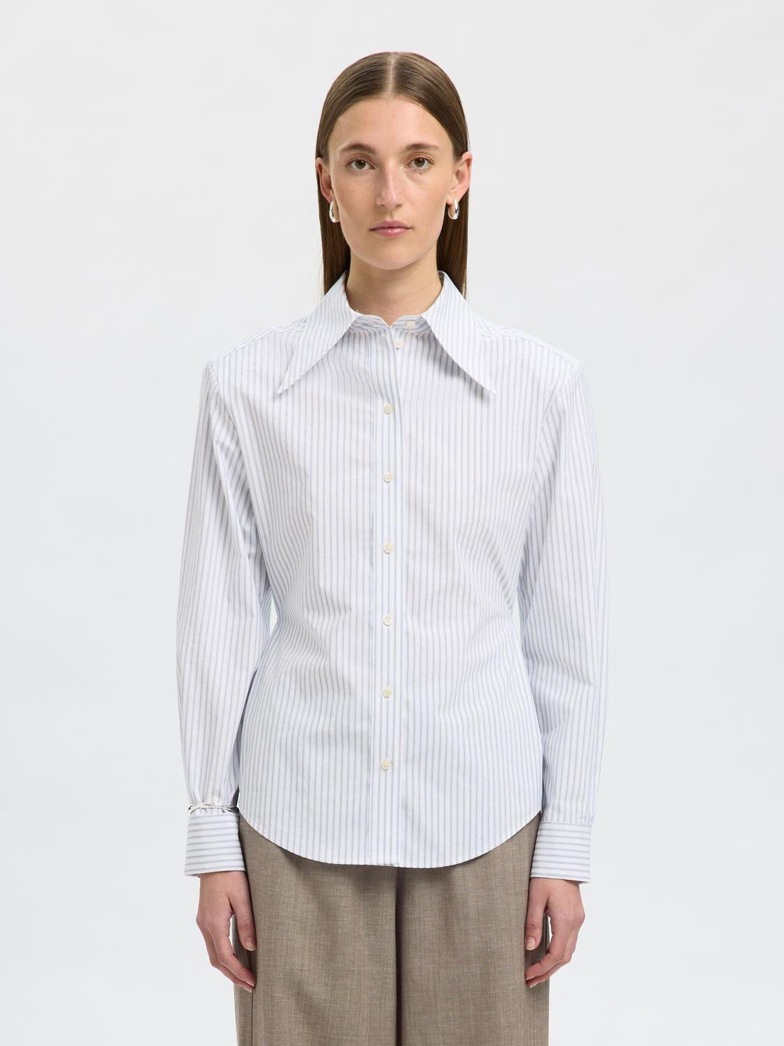 SLFNICOLINA SLIM LS SHIRT B