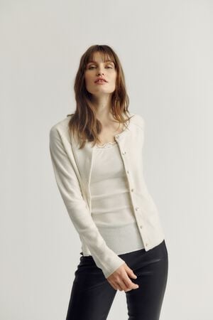 Knit cardigan
