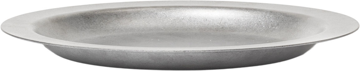 Tumbled Plate - Stainless Steel