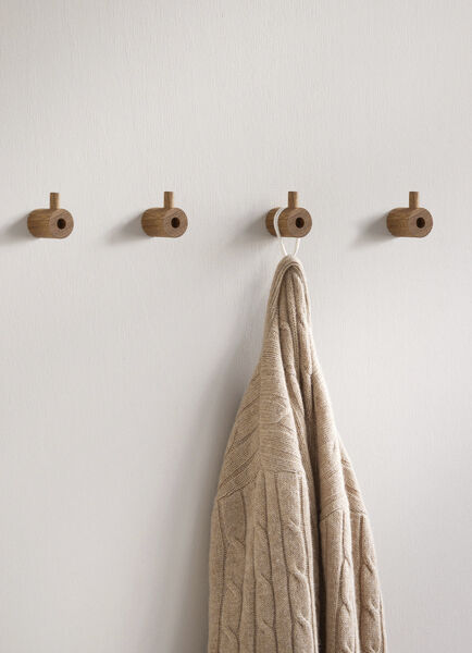 Wooden Wall Hook, Oak 100%
