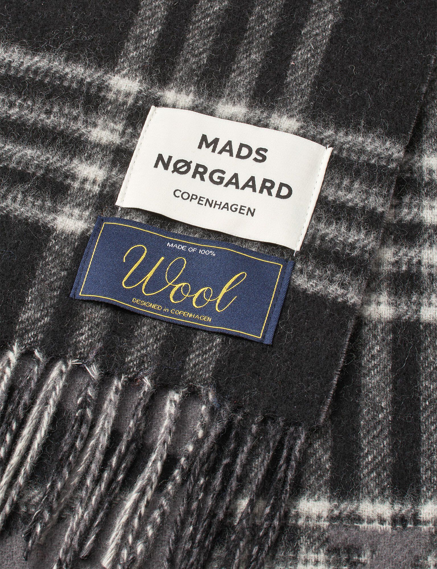 Woven Wool Logo Scarf